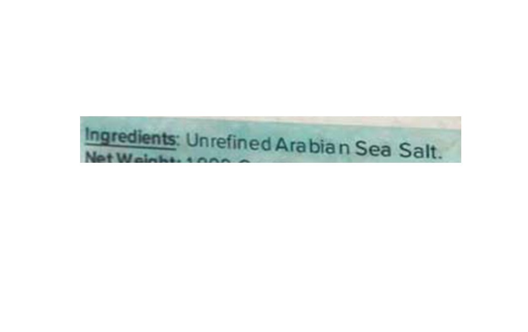 Urban Platter Arabian Sea Salt Flakes (Unfiltered & Unrefined)   Glass Jar  1 kilogram
